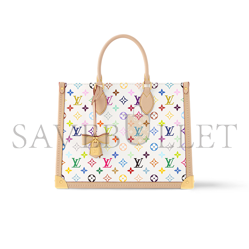 LOUIS VUITTON MURAKAMI LV X TM ONTHEGO MM M13079 (35*27*14cm)