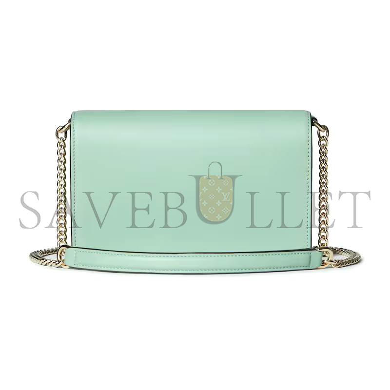 GUCCI GG EMBLEM WALLET ON CHAIN 826720AAEQ73441 (20*13*4cm)