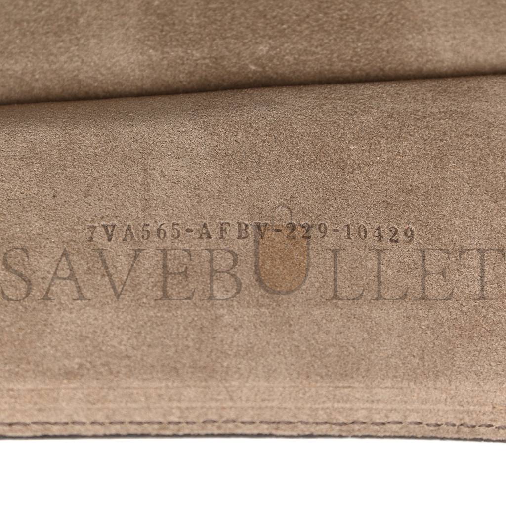 FENDI RECYCLED FABRIC JACQUARD VITELLO KING FF 1974 BAGUETTE SOFT TRUNK TOBACCO MORO SAND (21*15*6cm)